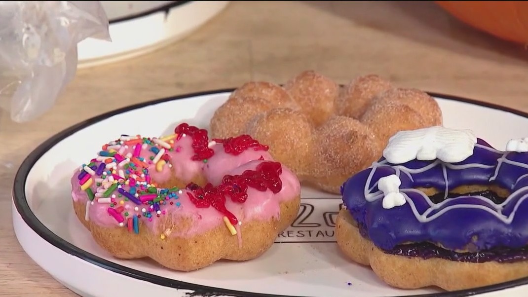 2d restaurant reveals Halloween mochi donuts