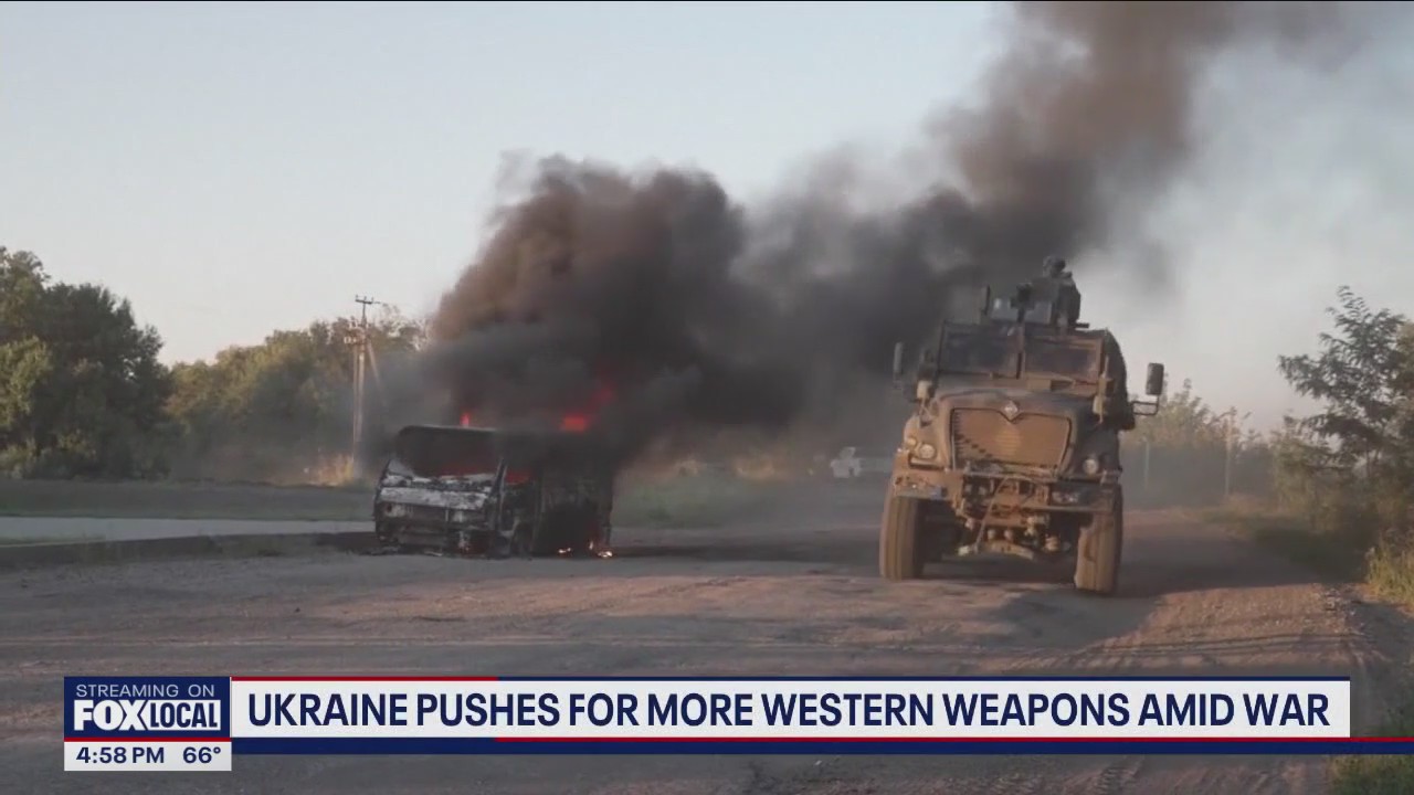 Ukraine pushes for more Western weapons amid war