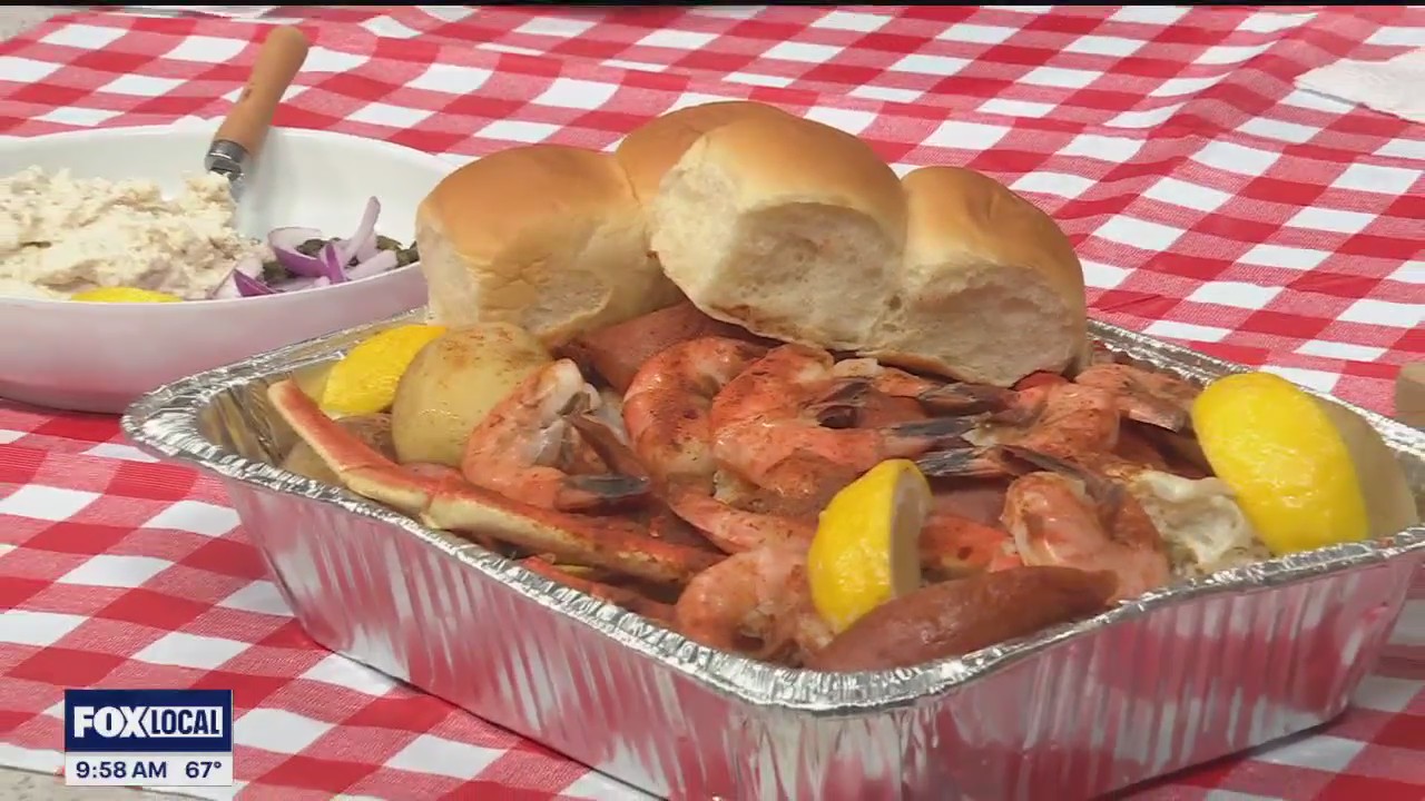 Beach side food with Hazel's