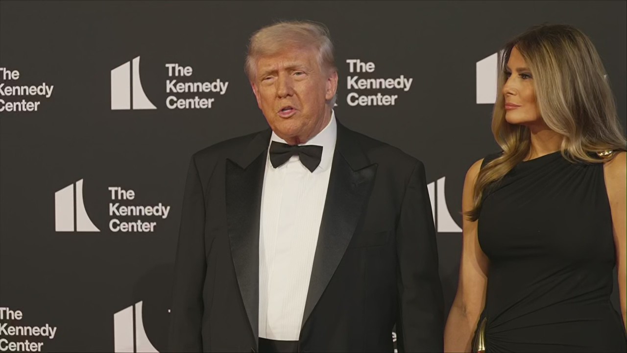 Trump attends opening night of Les Misérables at the Kennedy Center