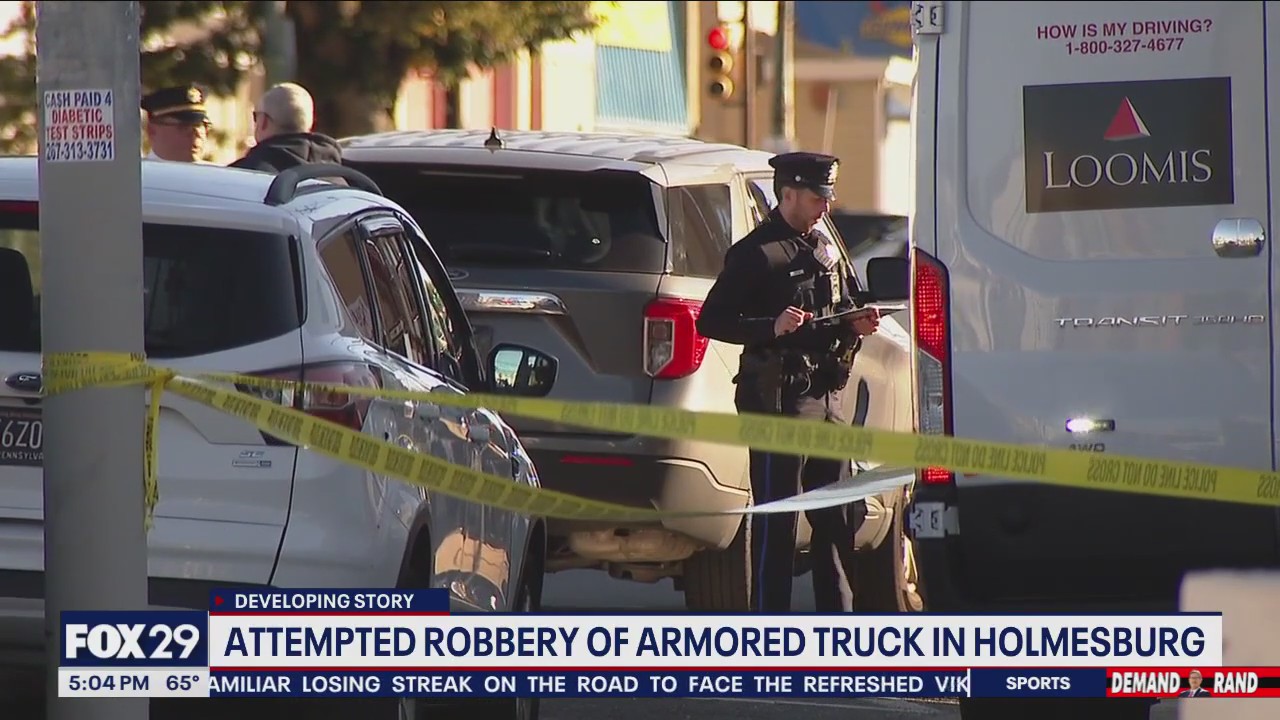 Attempted robbery of armored truck in Holmesburg