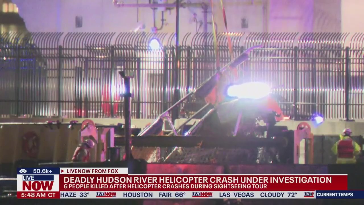 Hudson River helicopter crash under investigation