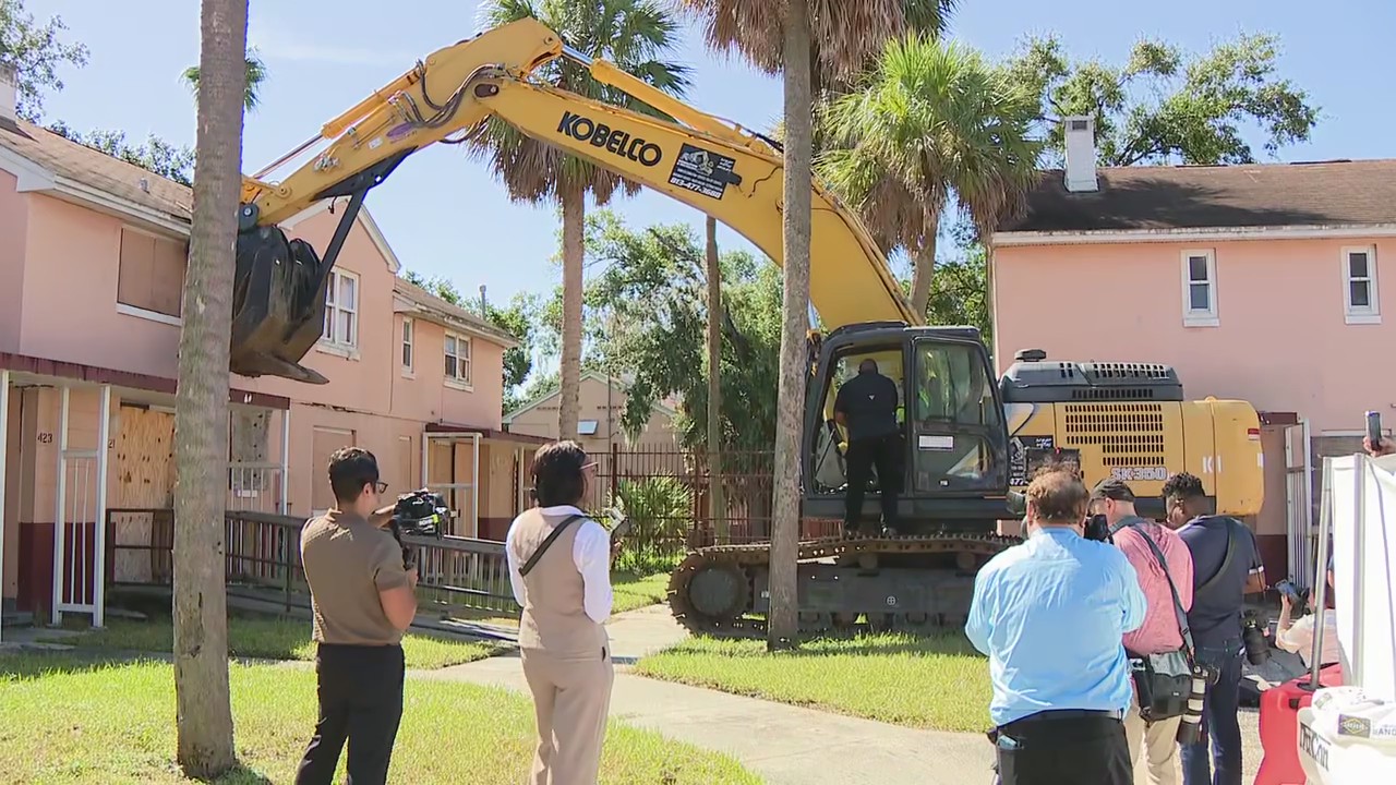 Demolition begins at Robles Park