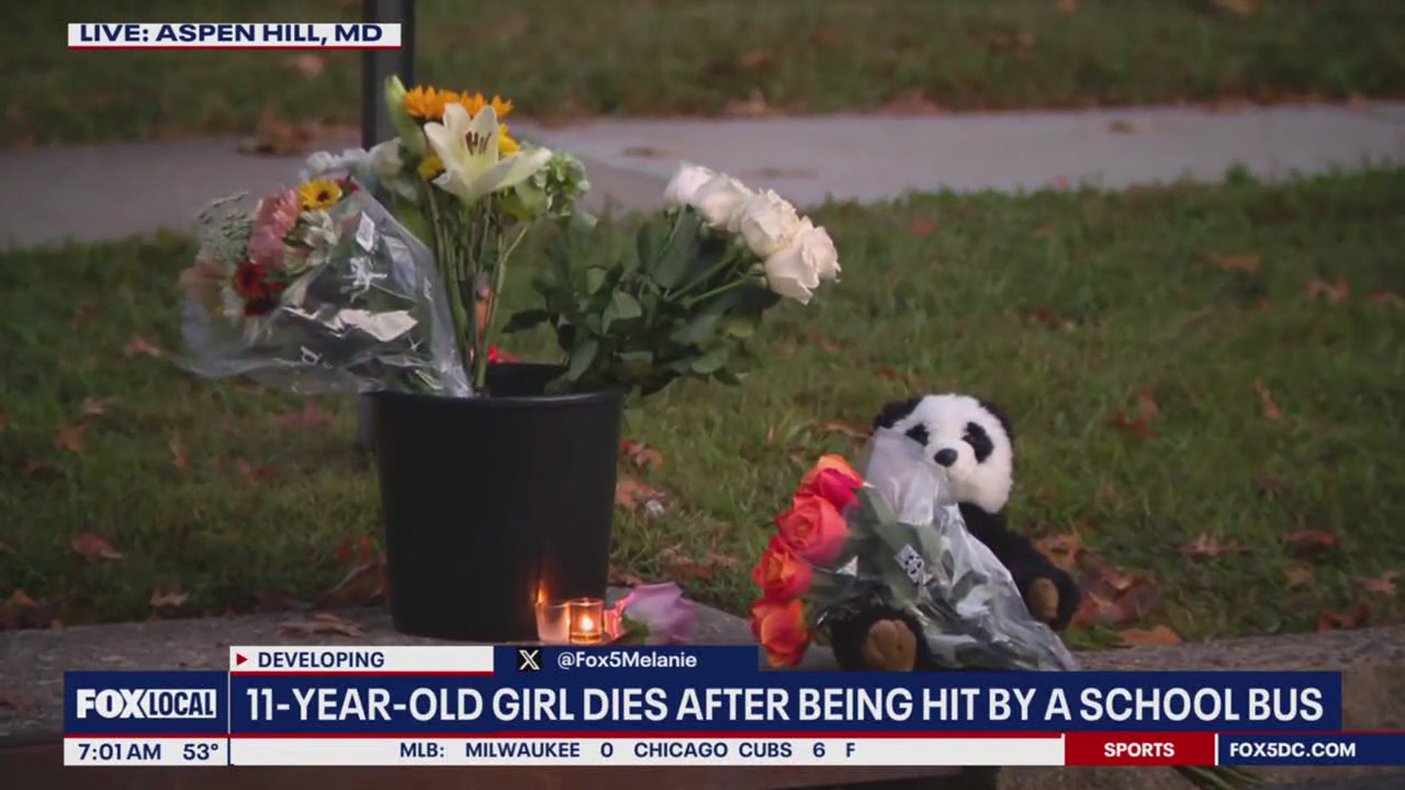Community mourns after 11-year-old girl dies in school bus crash