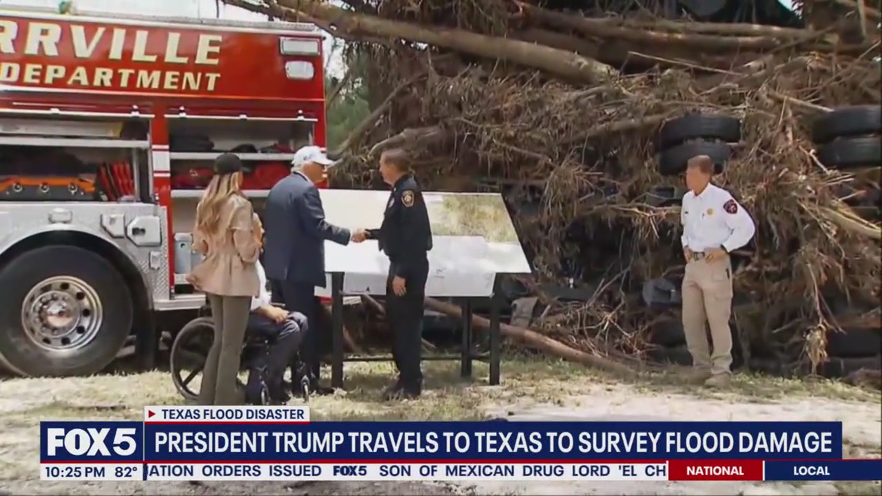 President Trump, First Lady Melania visit Texas