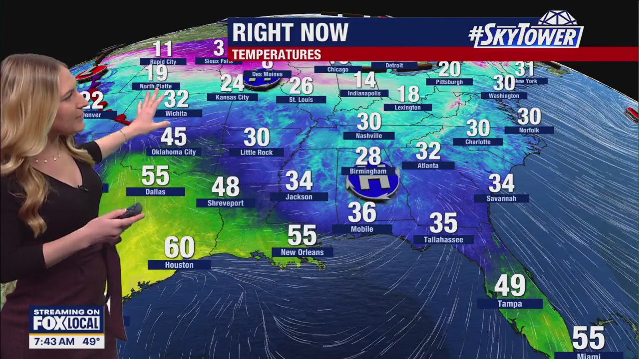 Tampa weather | Blue skies but a bit chilly