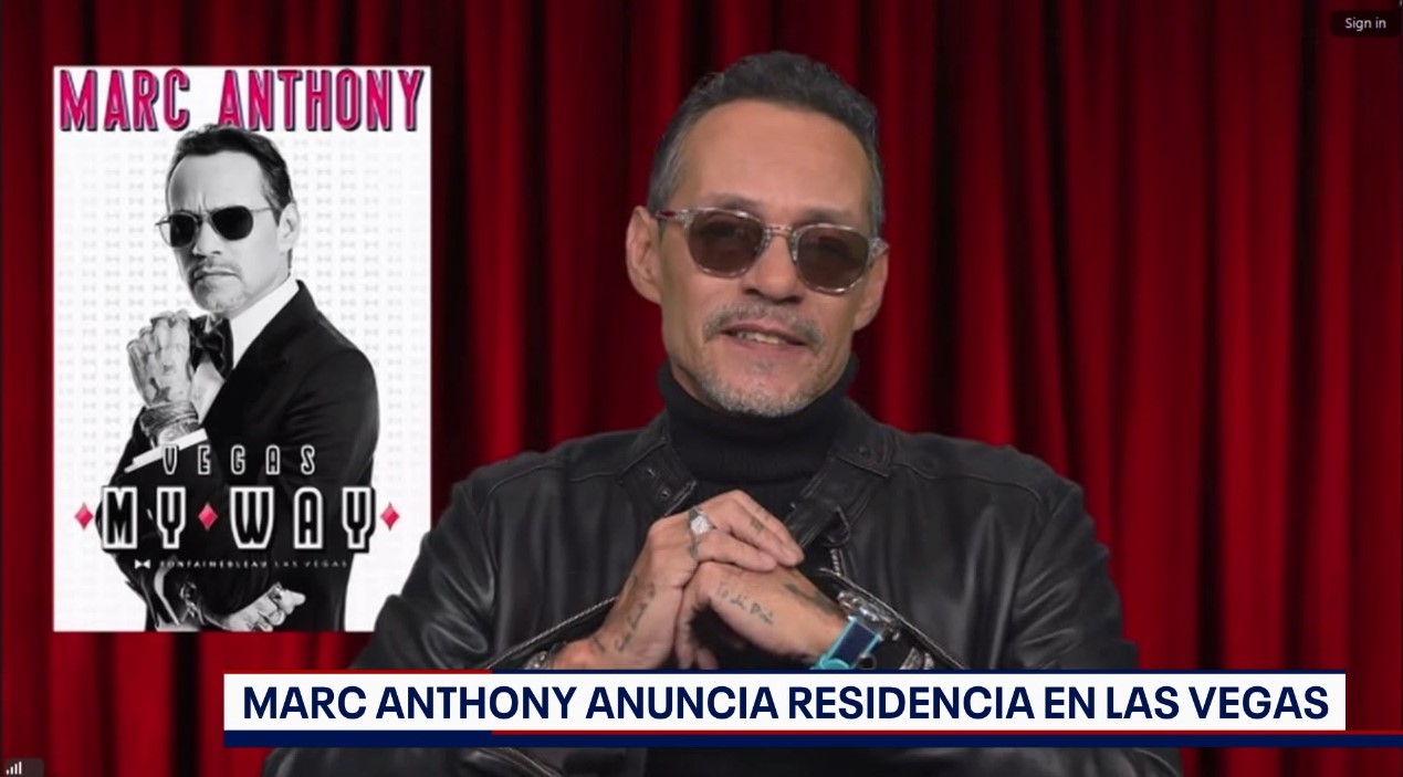 Marc Anthony anuncia residencia en Las Vegas