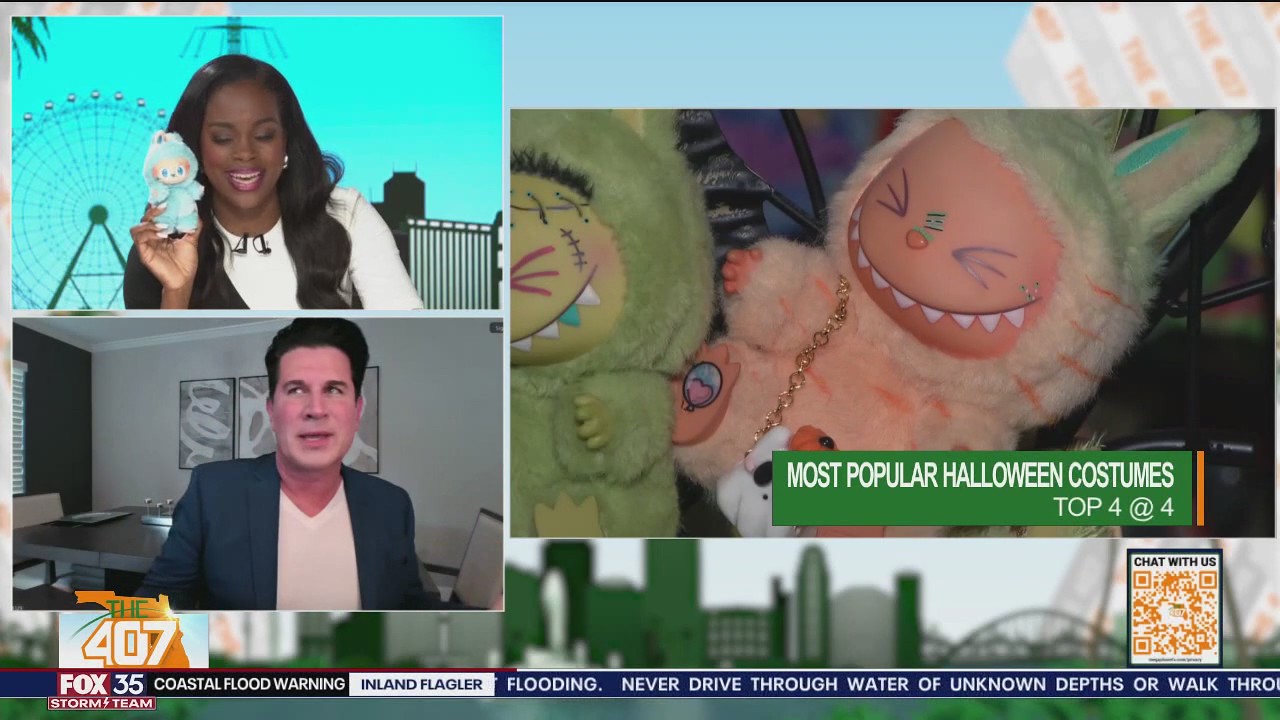 Top Halloween costumes; KPOP Demon Hunters, Labubus & Taylor