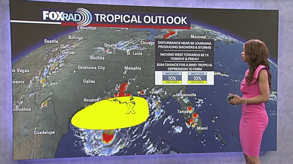 Pronóstico del clima tropical: 10% de posibilidades de desarrollo tropical en el Golfo