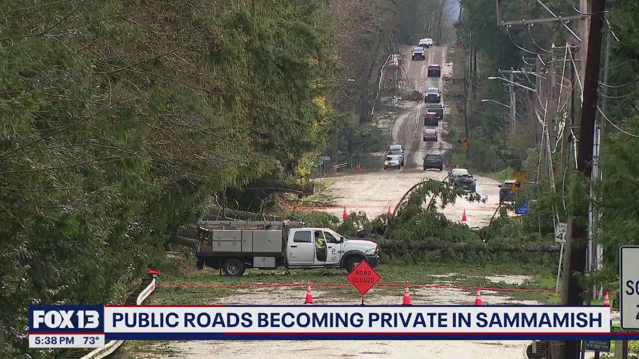 Public roads becoming private in Sammamish