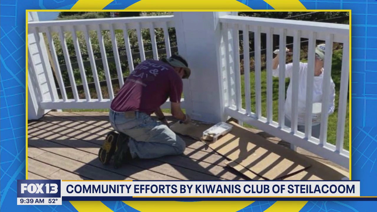 Community efforts by Kiwanis Club of Steilacoom