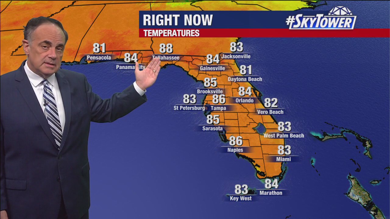 Tampa Weather | Mostly dry and warm