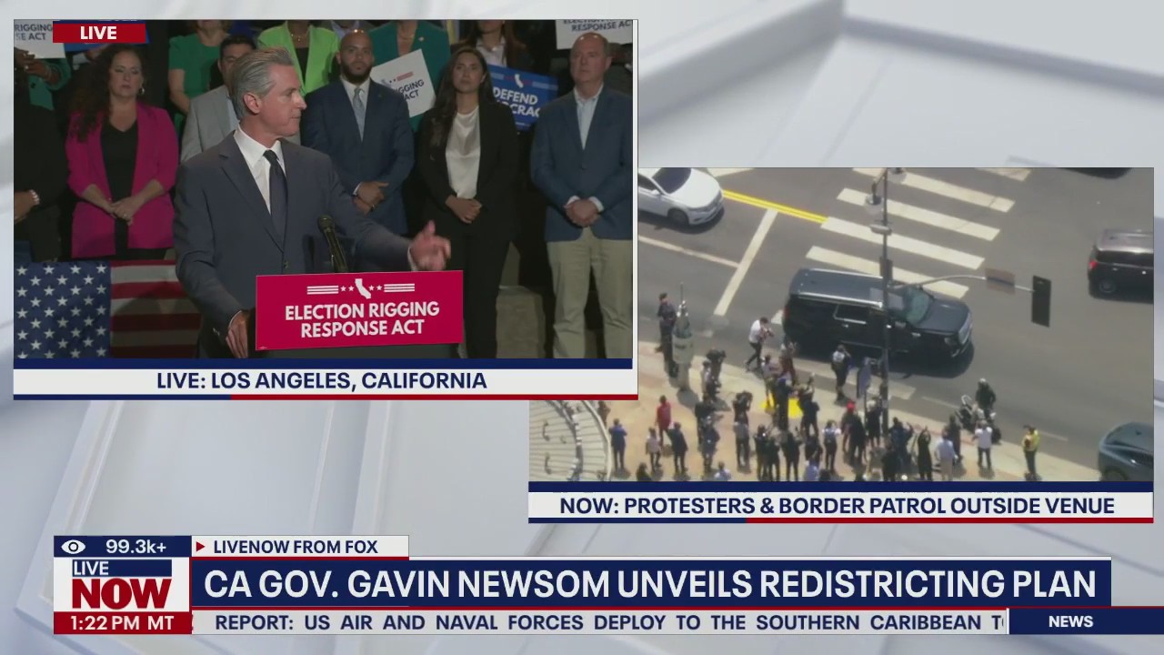 CA Gov. calls for special election over electoral map