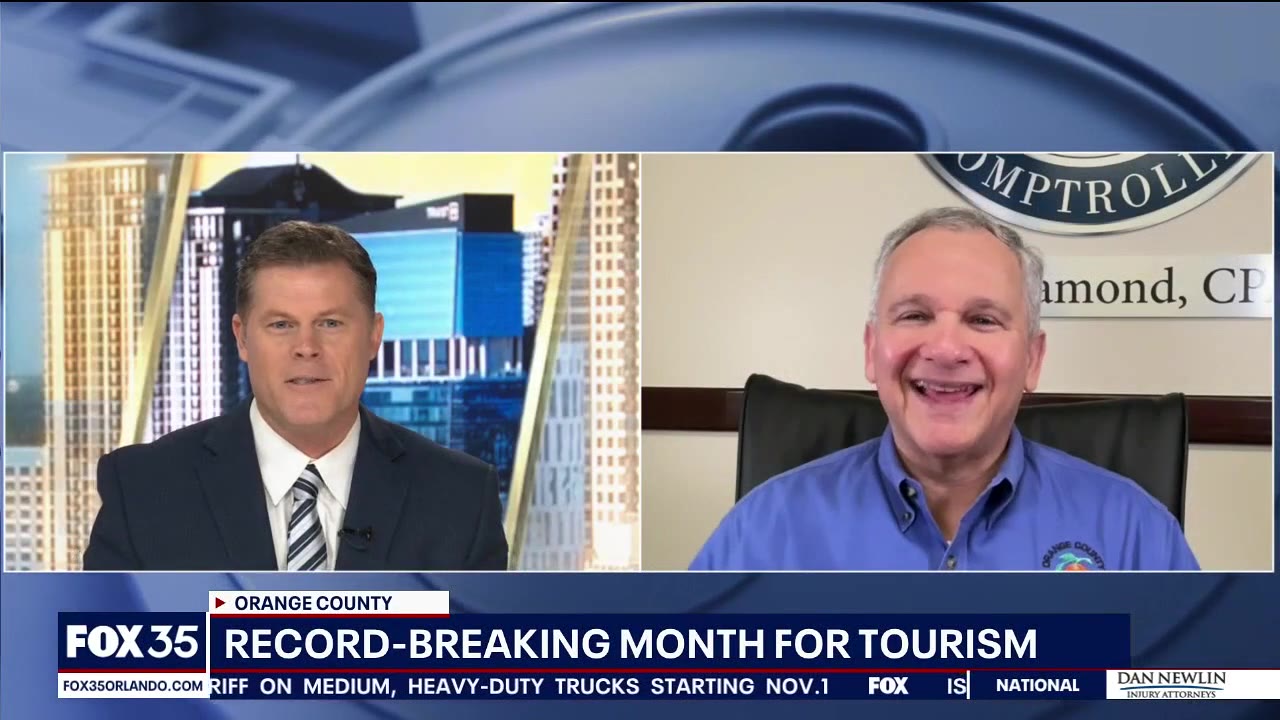 Record-breaking month for tourism in Orange County