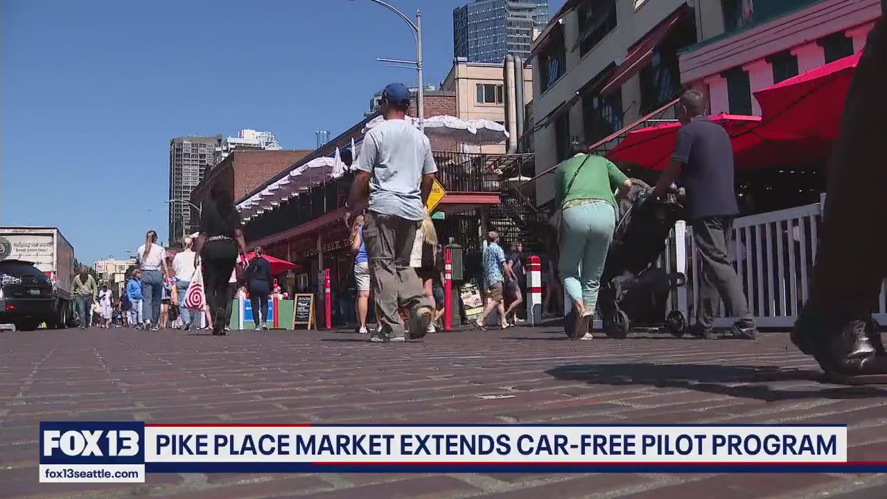 Pike Place Market extends car-free pilot program