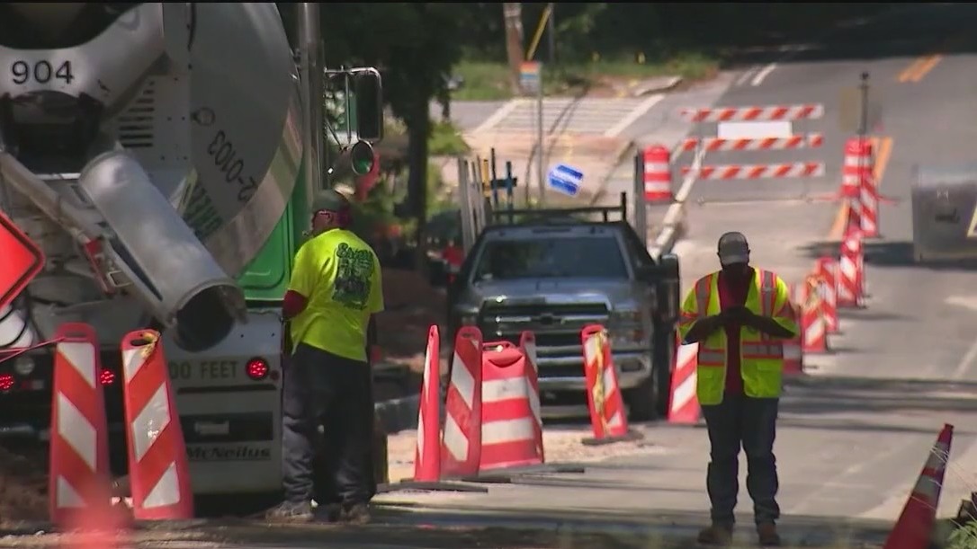 Cascade Road business owners frustrated by construction
