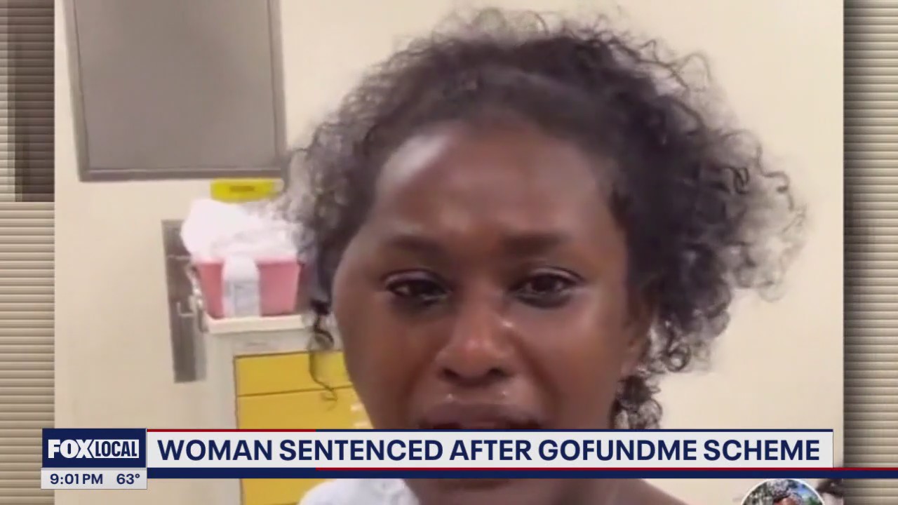 Houston 'brick lady' sentenced in GoFundMe theft case