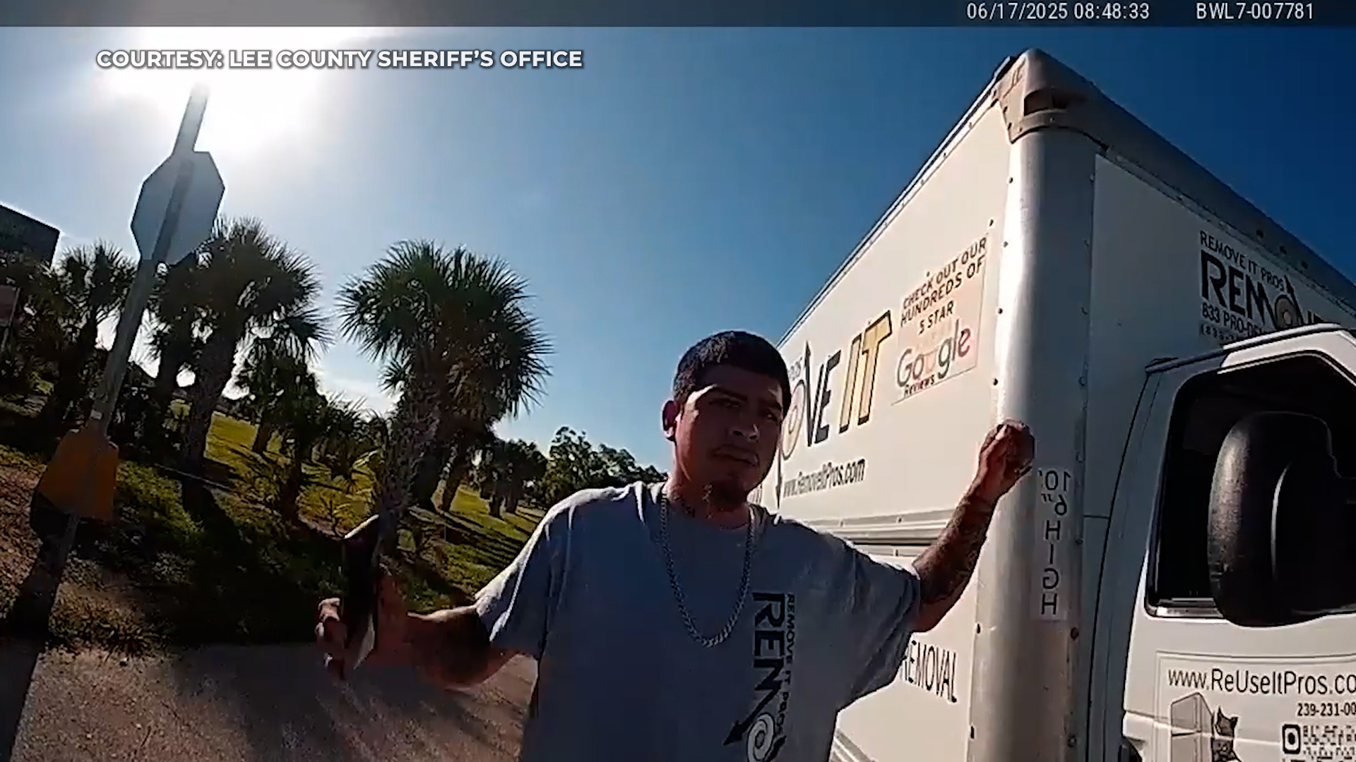 Violent attack at Florida gas station caught on camera