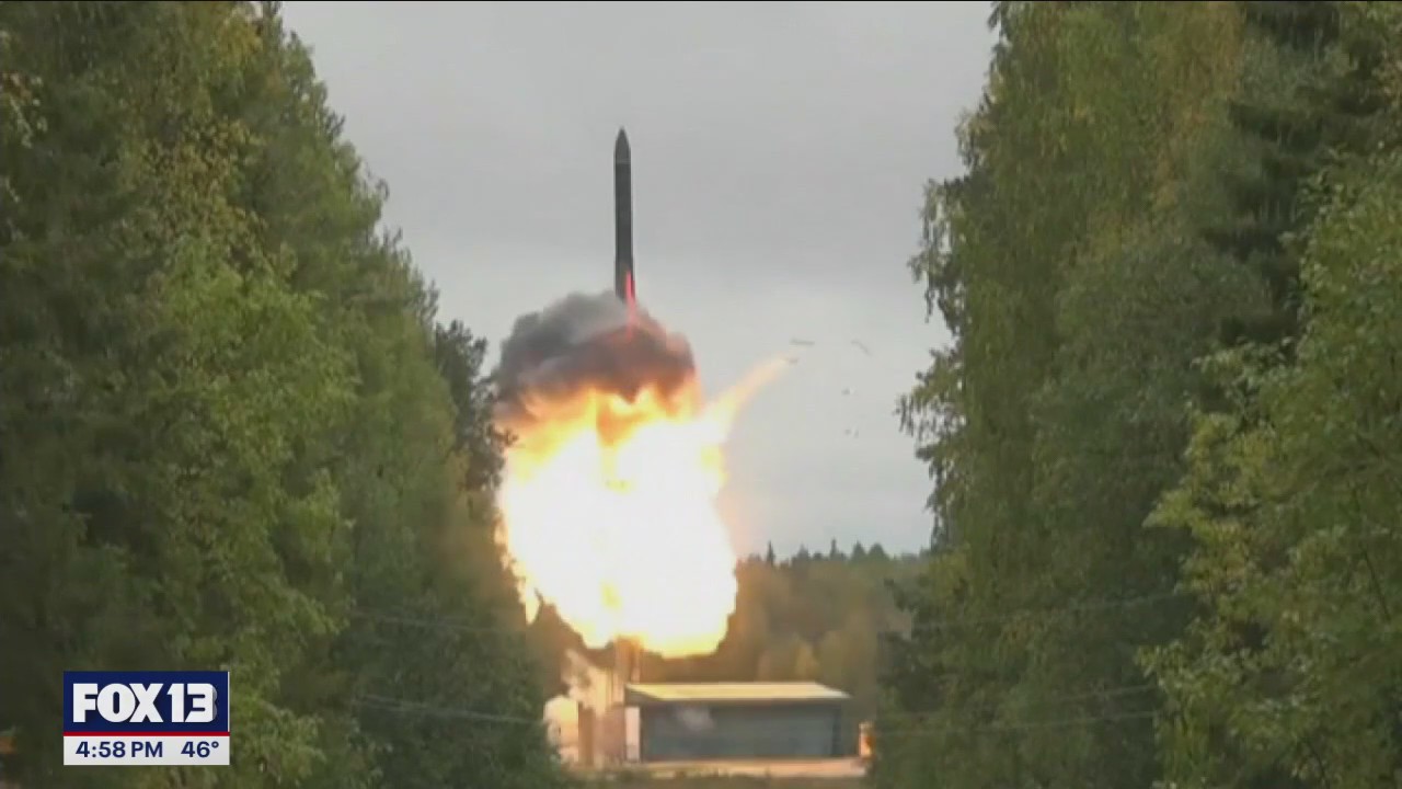 Russia accused of launching nuclear-capable ICBM