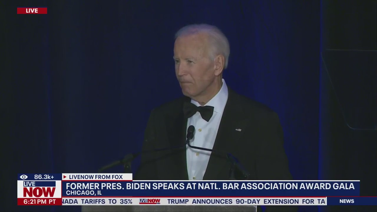 Former Pres. Biden speaks at National Bar Assoc. gala