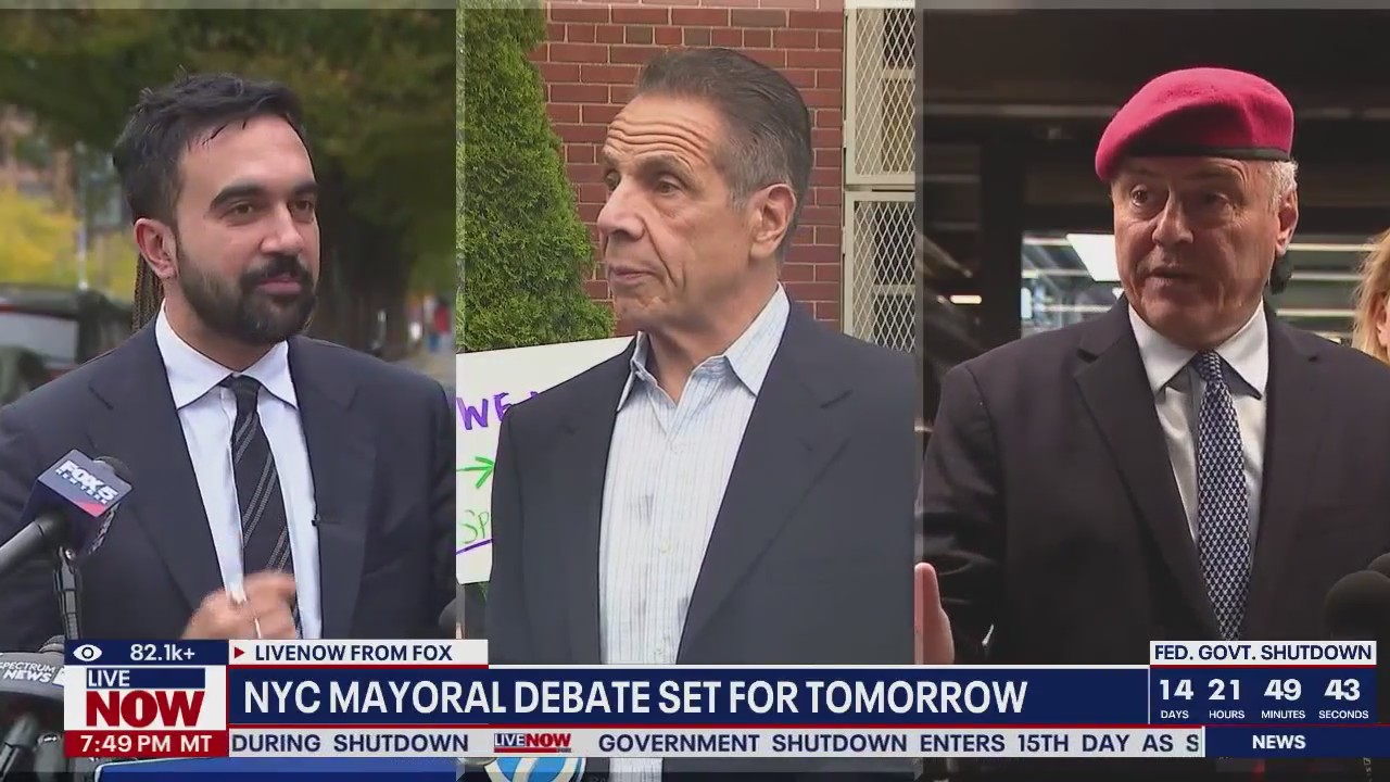 NYC mayoral debate slated for Thursday