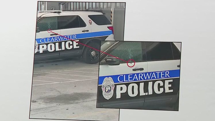 Man charged with shooting at police substation