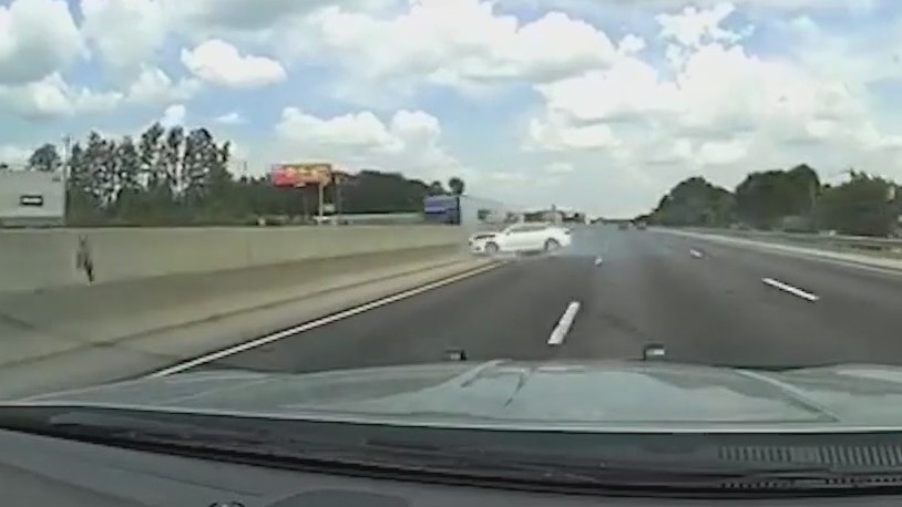 High-speed chase end in crash in Rockdale County