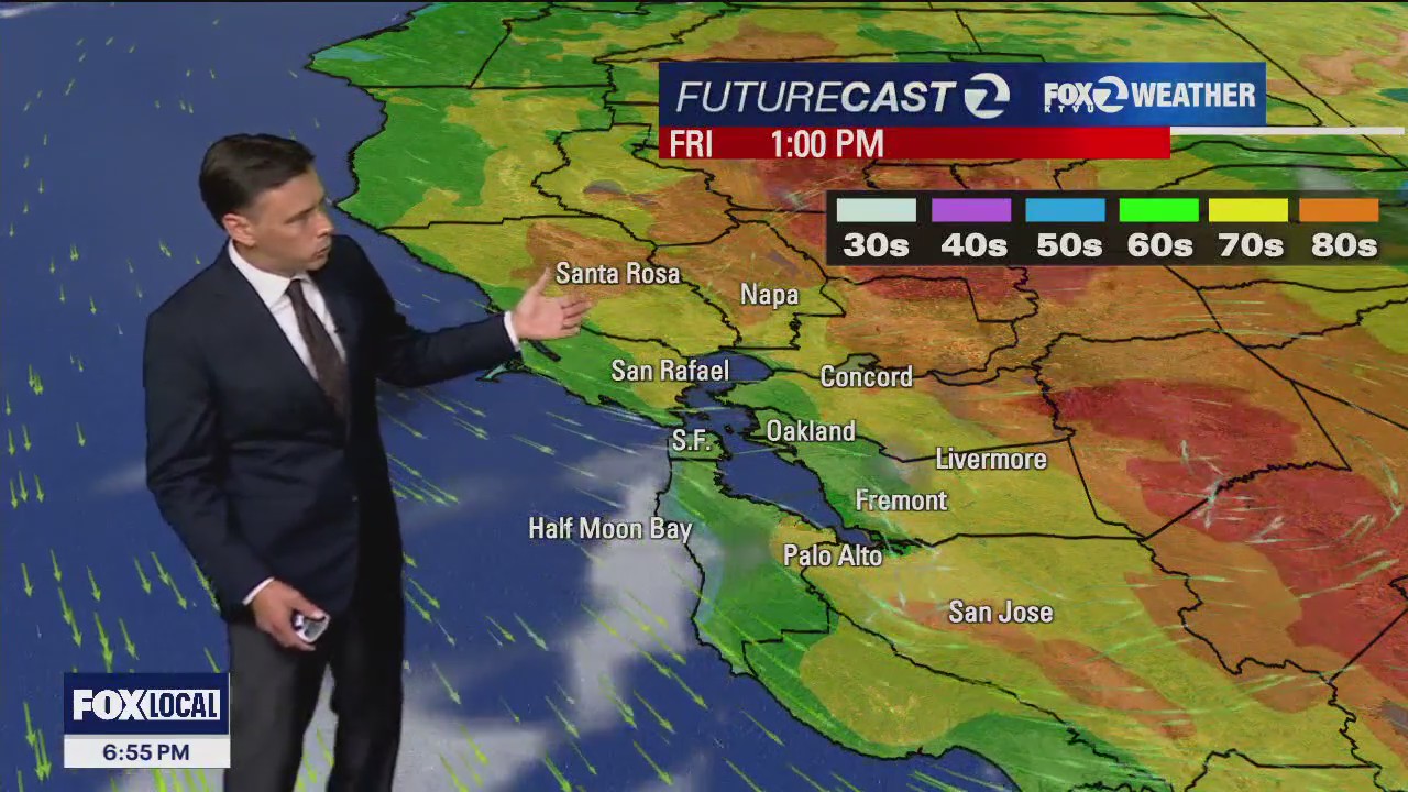 Mild to warm Friday