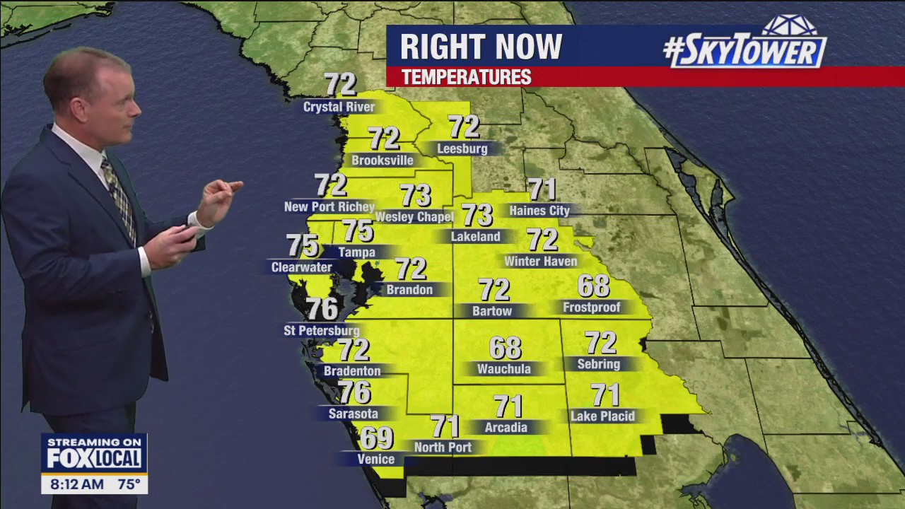 Tampa Bay weather | Sunday morning forecast