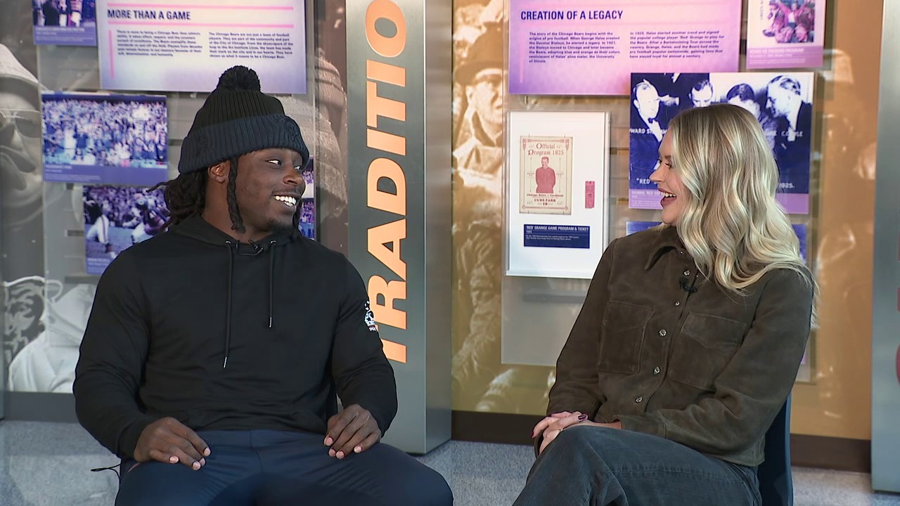 Kyle Monangai explains how much he's learned as a rookie with the Chicago Bears