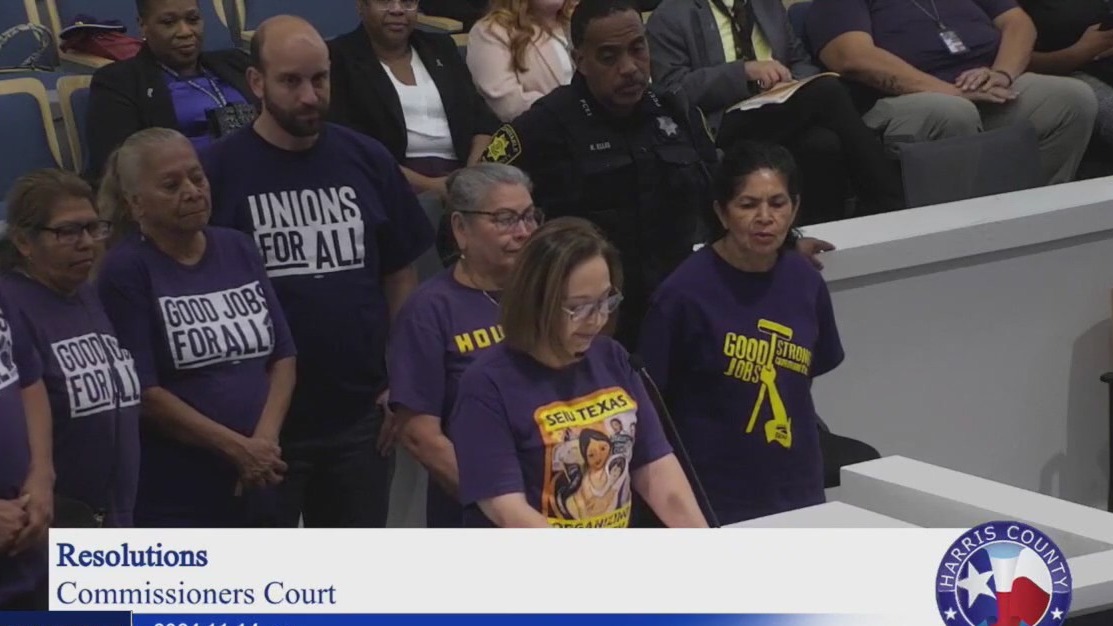 Minimum wage proposal for Harris County workers