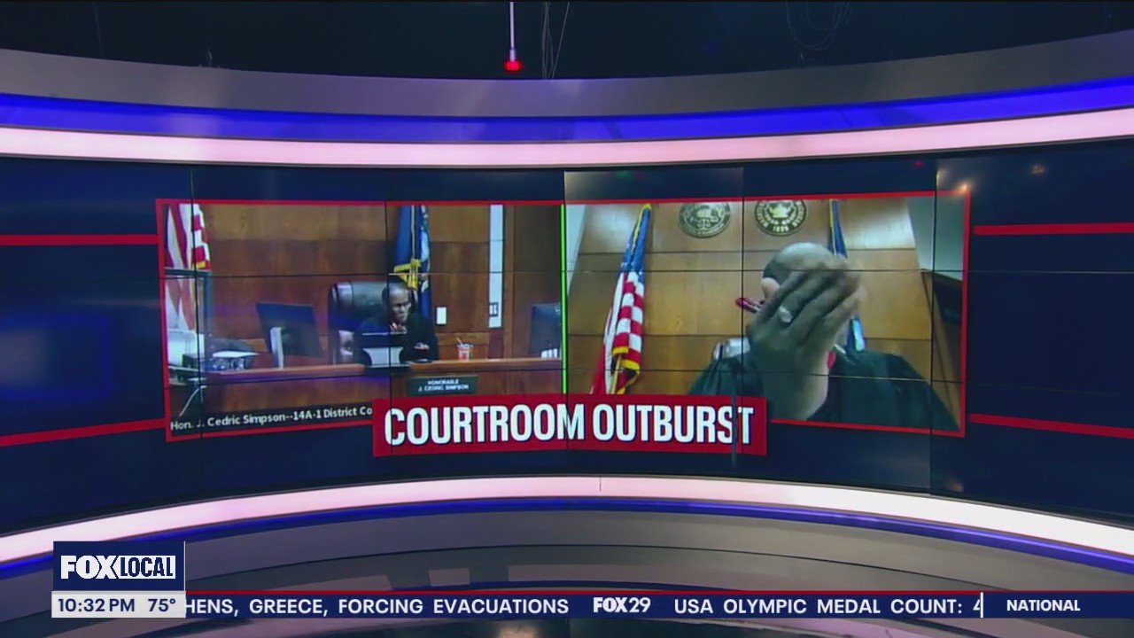 Judge plays no games during courtroom outburst
