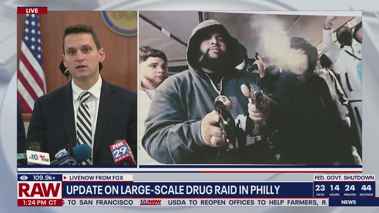FBI conducts large-scale drug raid in Philadelphia
