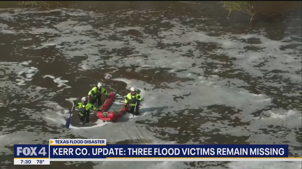 TX flooding update: Only 3 victims remain missing