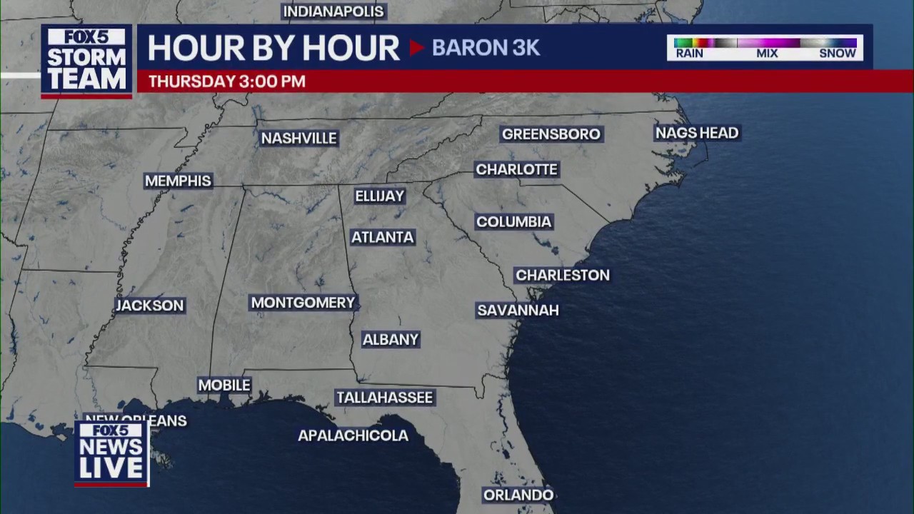 Thursday afternoon foreecast