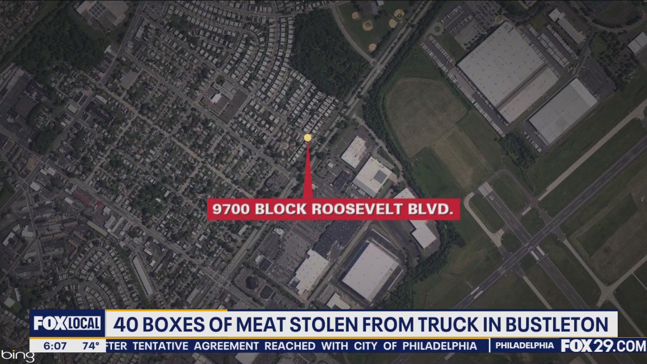 Philly meat heist: Suspects sought after 40 boxes of beef stolen from truck