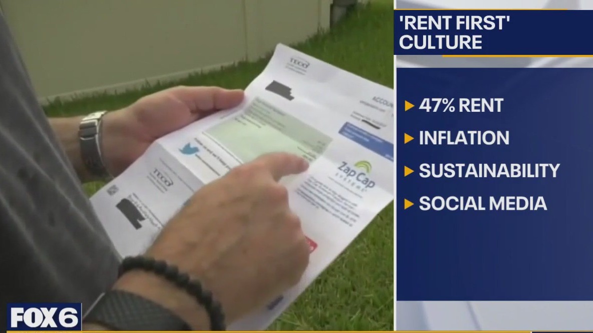 What is driving the 'rent first' culture?