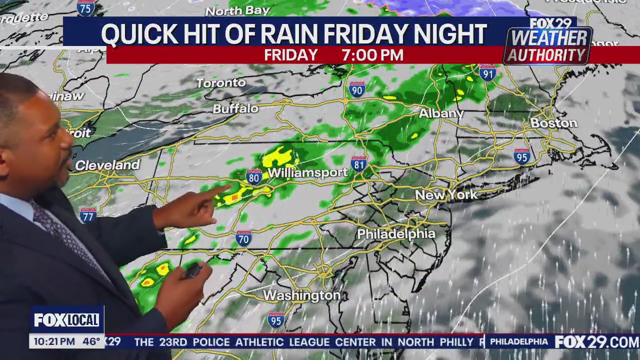 Weather Authority: Thursday 10 p.m. forecast