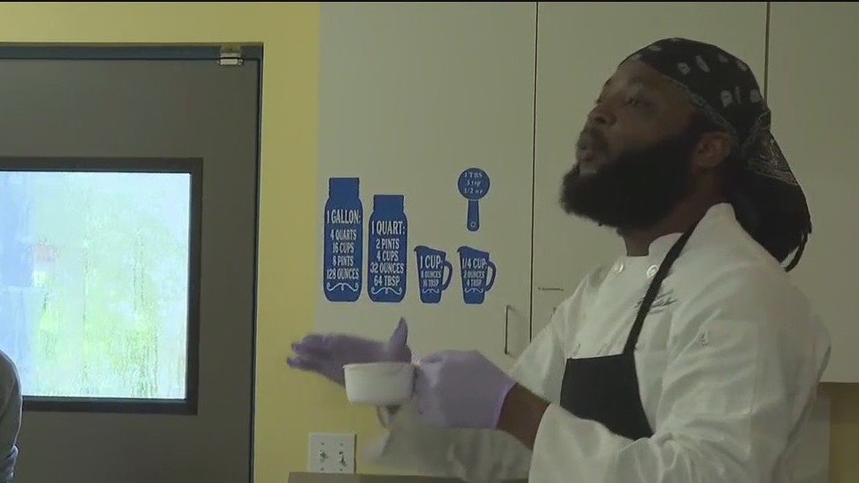 Chef Kamal Philibert teaches, inspires local kids