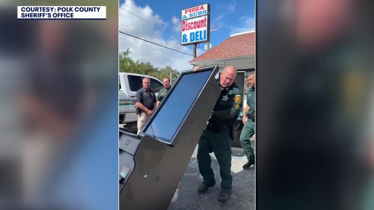 Gambling machines removed from stores