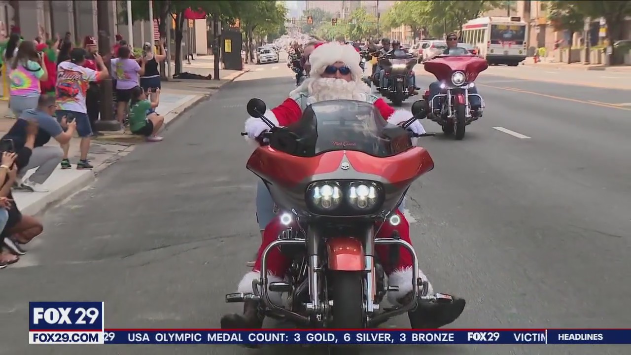 Inside the 28th annual Christmas in July Toy Run