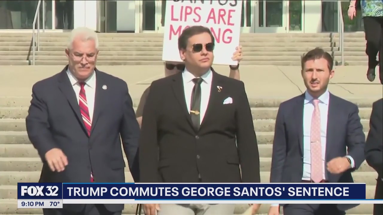Trump commutes George Santos' sentence