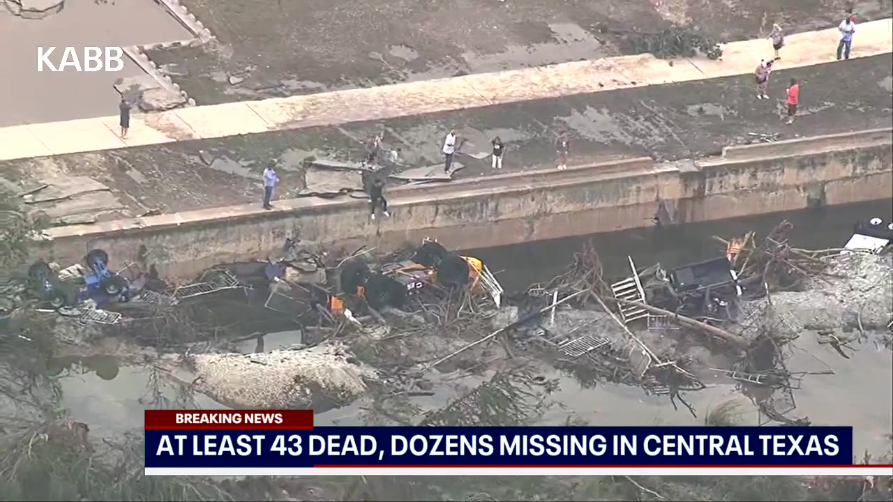 Deadly Texas Flooding: Damage in Central Texas