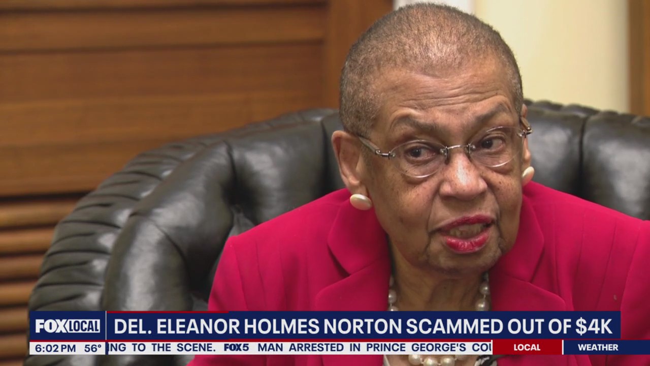 DC delegate Eleanor Holmes Norton reportedly scammed out of more than $4K