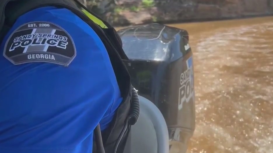 Sandy Springs police patrol Chattahoochee river every summer weekend