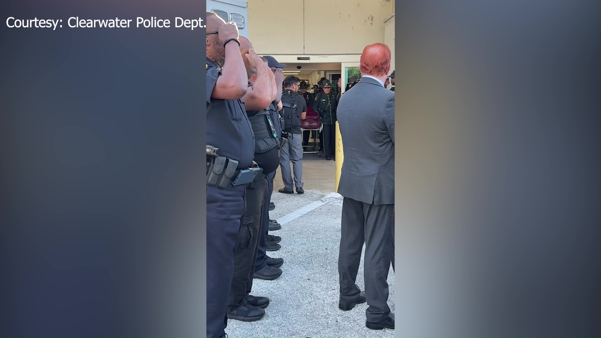 Procession honors Pinellas Schools police sergeant