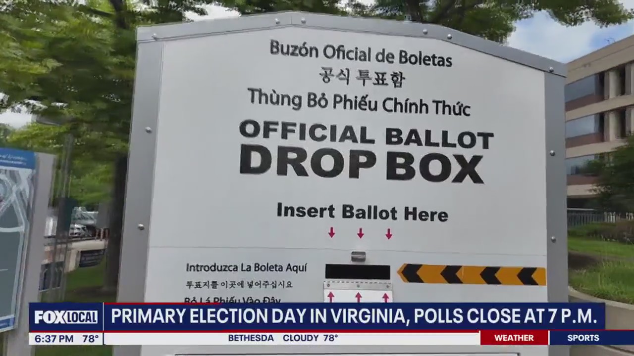 Primary election day: Polls closing soon for Virginia voters
