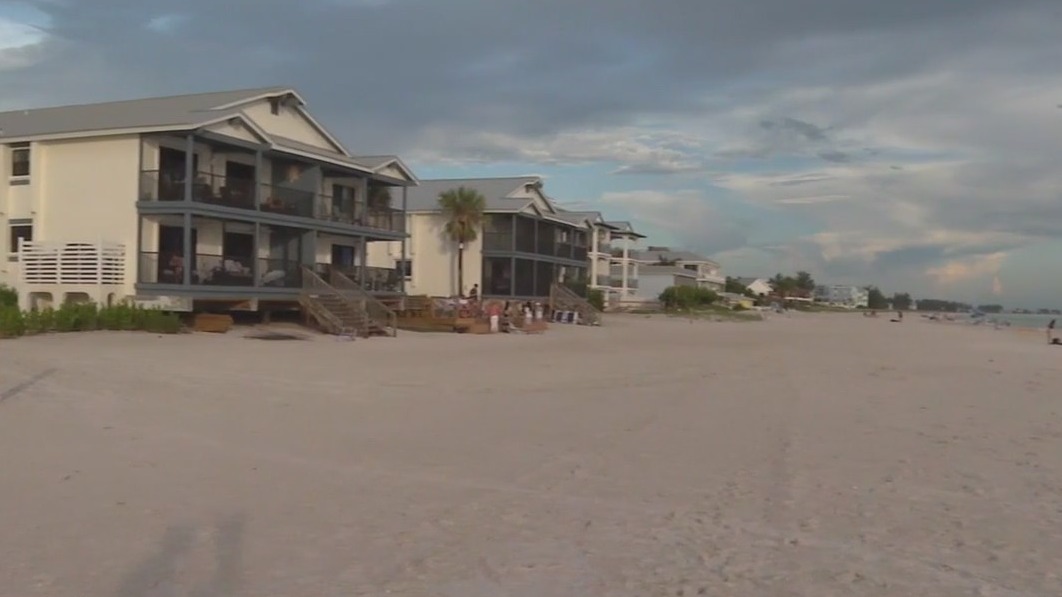 Lightning strike on Holmes Beach