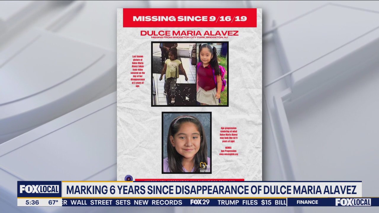 Dulce Maria Alavez: Search for missing girl continues six years after disappearance