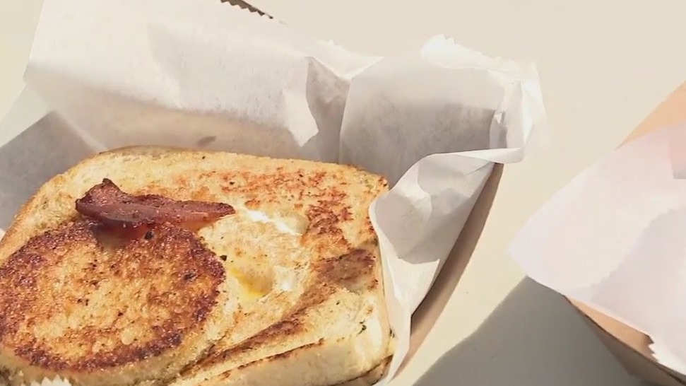 Grilled cheese sandwiches